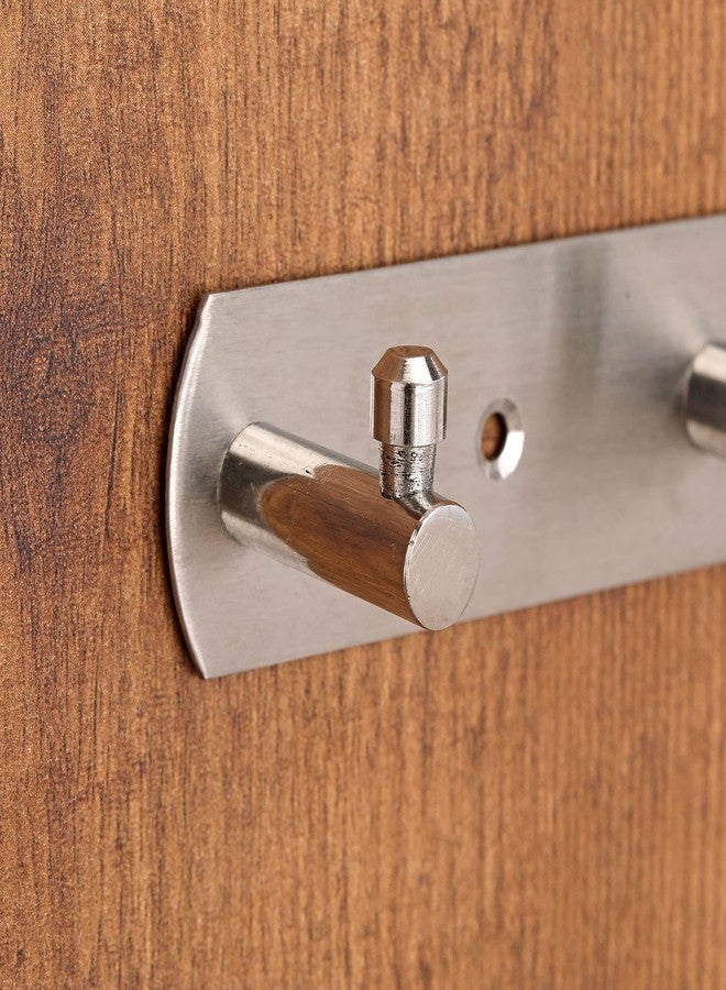 Fortune Pure Stainless Steel Hook Plate/Hook Patti - (4 Hook) - Image 2